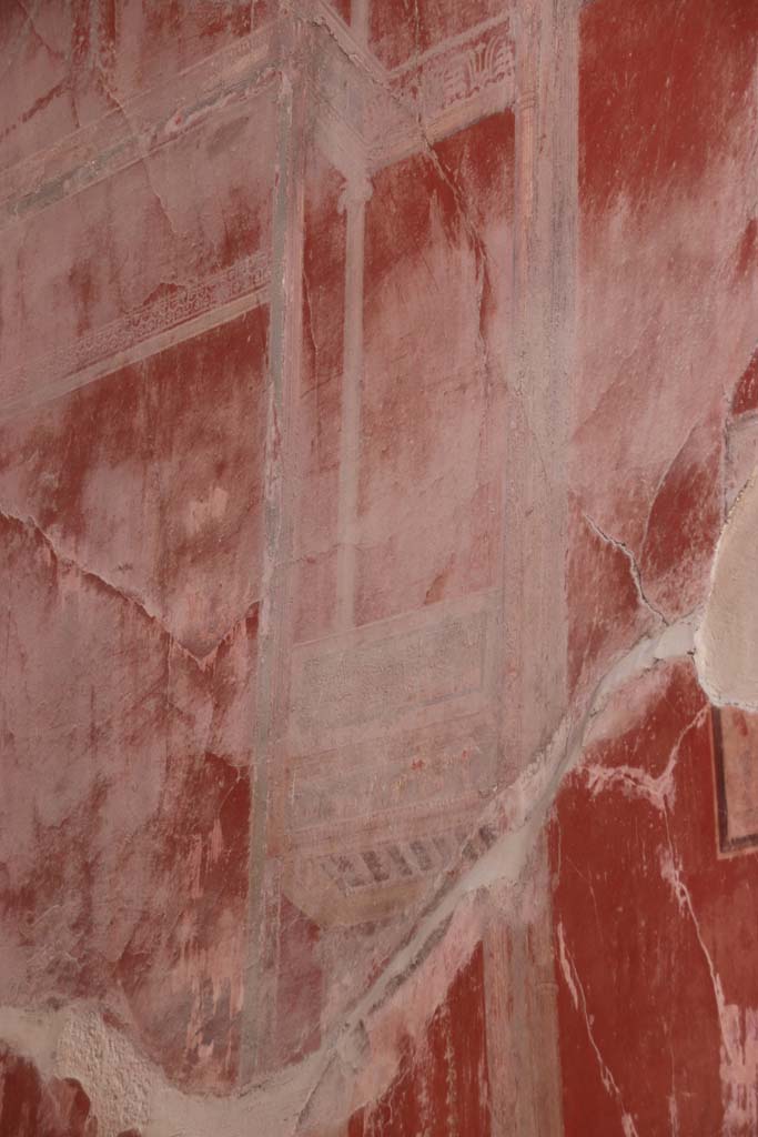 II.2 Herculaneum, September 2017.
Looking towards decorative painting from east wall. Photo courtesy of Klaus Heese.